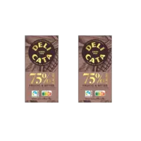 Delicata Reep puur 75% cacao 2-pack