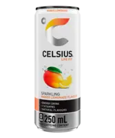 Celsius Sparkling mango lemonade flavour