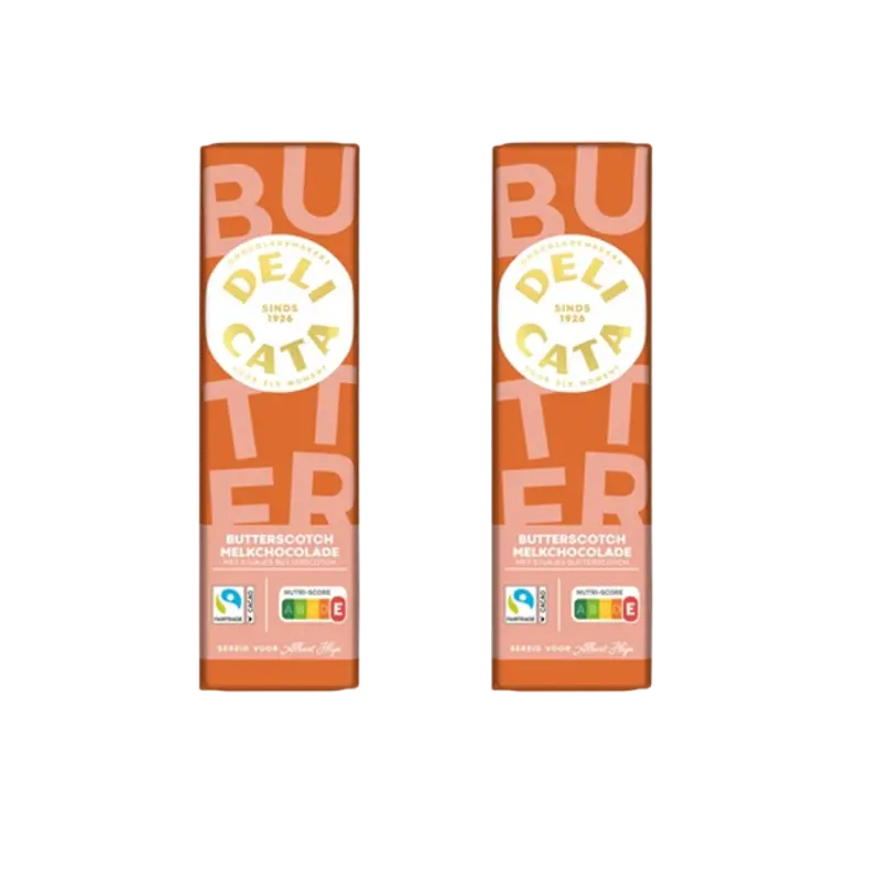 Reep melkchocolade butterscotch 2-pack