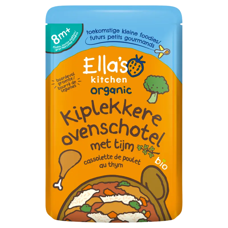 Organic Kiplekkere Ovenschotel met Tijm 8+ Maanden