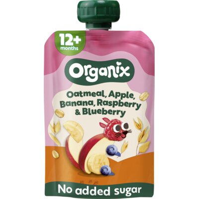 pdp-image-Organix Knijpfruit oatmeal, appel, banana 12m+