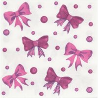 AH Excellent Servet strikjes 24x24cm