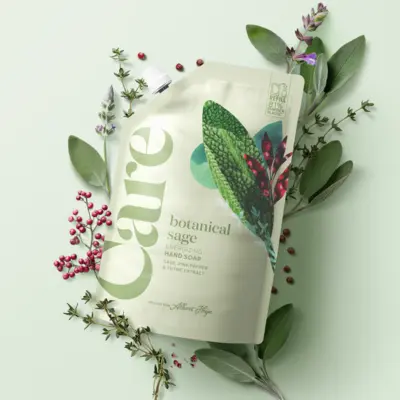 pdp-image-Care Botanical sage hand soap refill