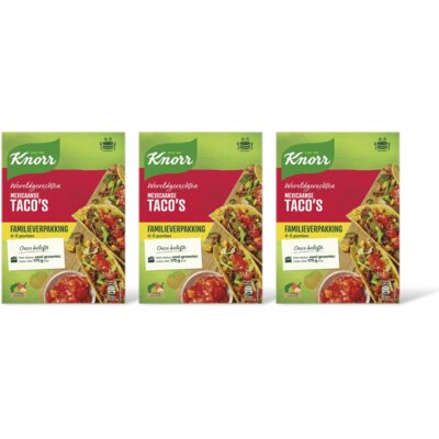 pdp-image-Knorr Mexicaanse taco's family 3-pack