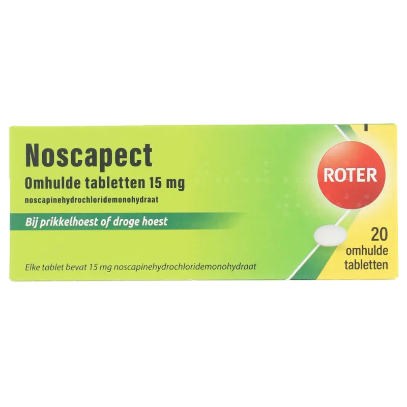Noscapect Dragees 15mg . UAD