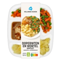 AH Kipfilet pepersaus met wortel en doperwt