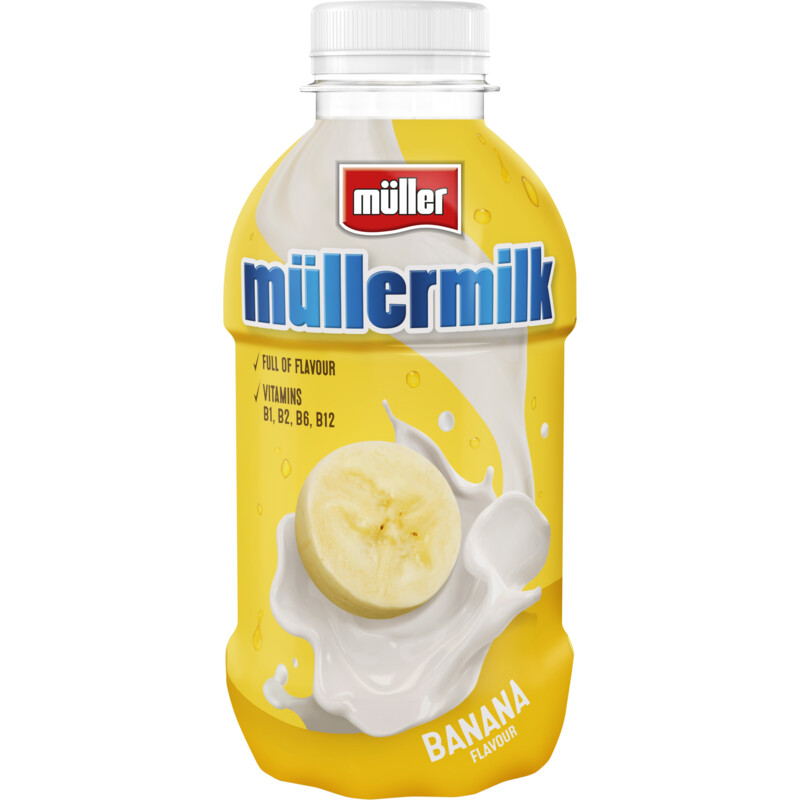 Een afbeelding van Müller Mullermilk banaan smaak