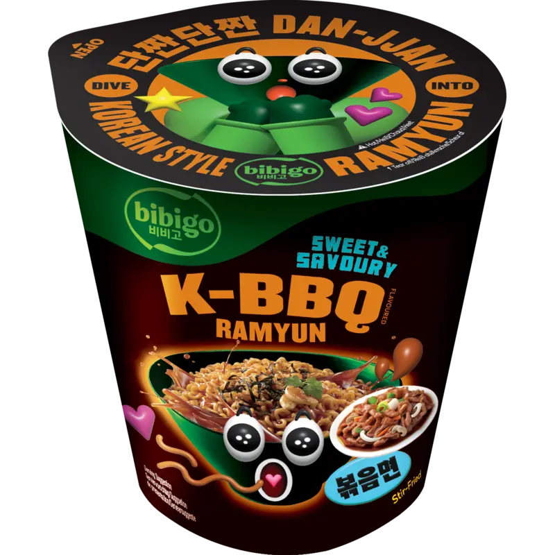 K-BBQ ramyun sweet&savoury noodles cup