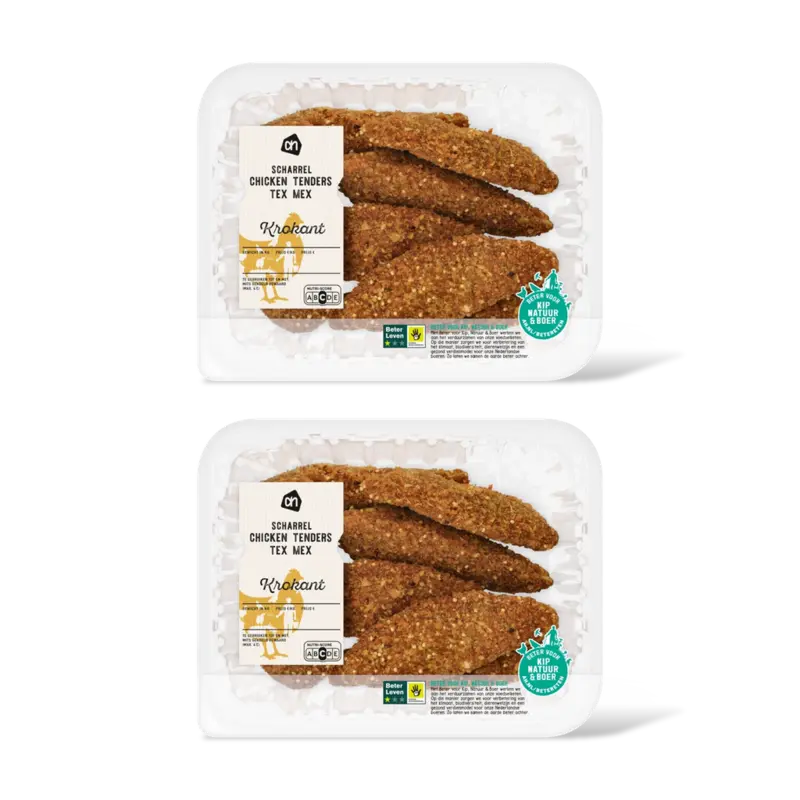 Scharrel chicken tenders tex mex 2-pack