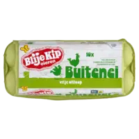 Blije Kip eieren Vrije uitloop buitenei