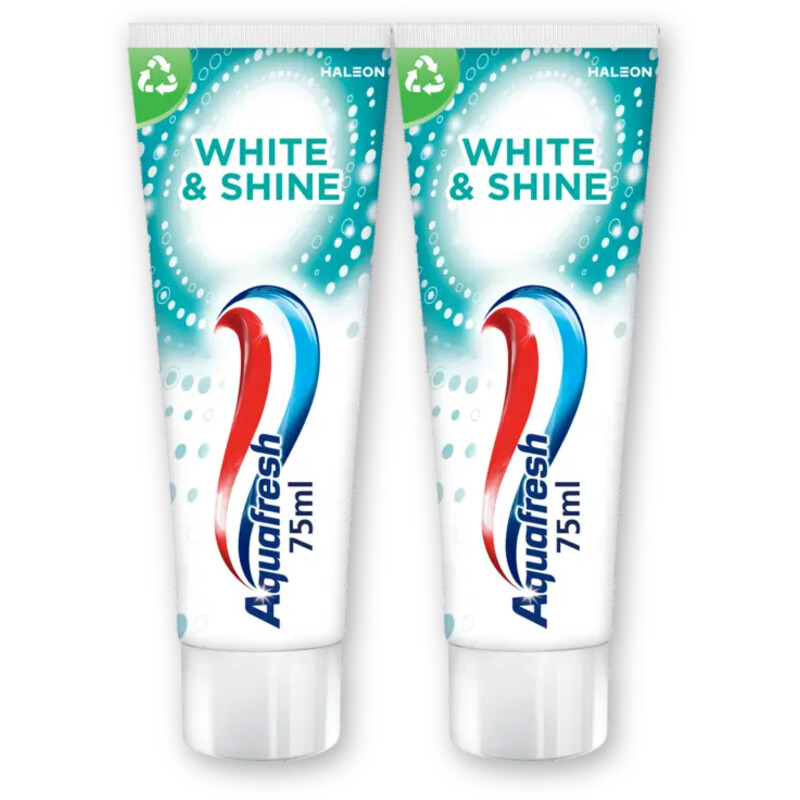 Aquafresh White & shine tandpasta 2-pack