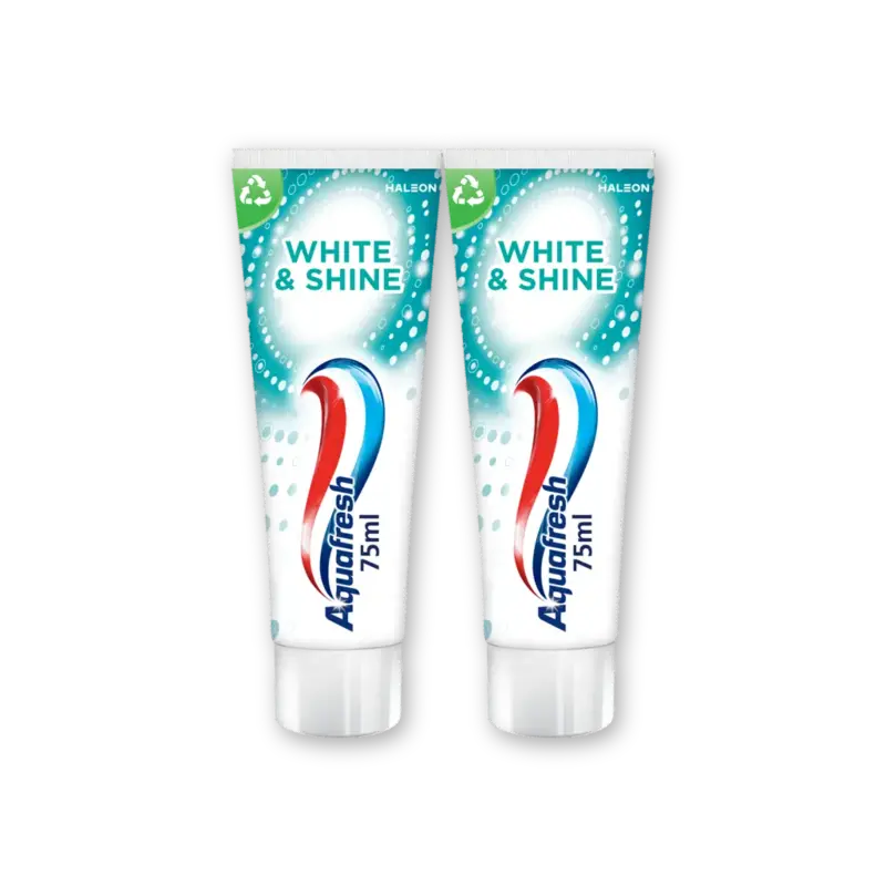 Aquafresh White & shine tandpasta 2-pack