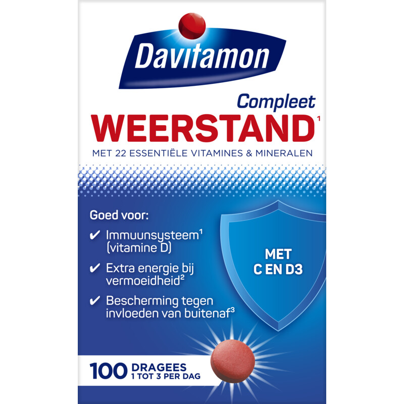 Een afbeelding van Davitamon Compleet weerstand multivitamine