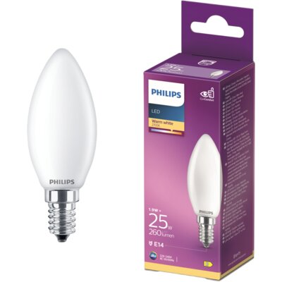 pdp-image-Philips Led fil kaars mat E14 25W