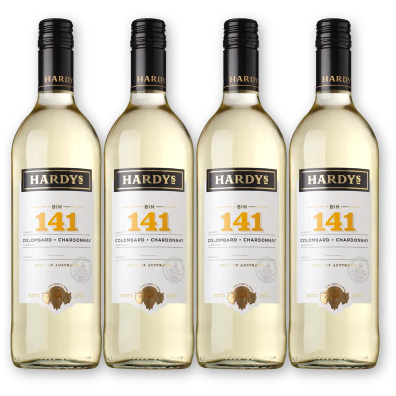 Hardys Hardys Bin 141 Col. Chard. 4 flessen
