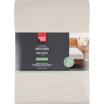 pdp-image-Tutti Mistral Home Hoeslaken uni beige180x200cm