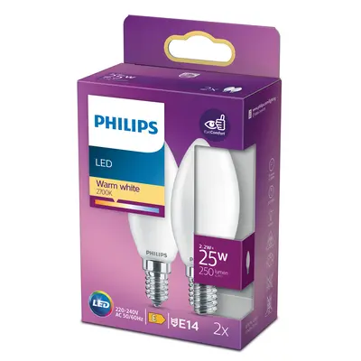 pdp-image-Philips Led kaarslamp mat 24watt