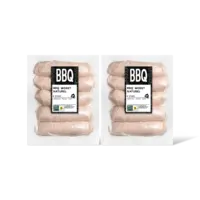 AH BBQ worst naturel 2-pack