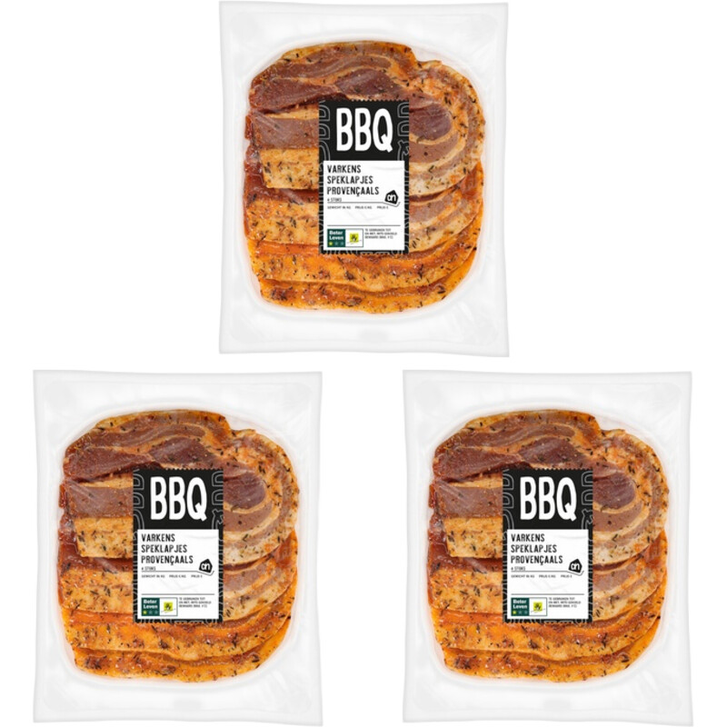 Een afbeelding van AH BBQ speklapjes volumepack