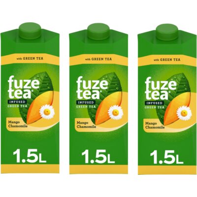 pdp-image-Fuze Tea Green Ice Tea Mango Chamomile 3-pack