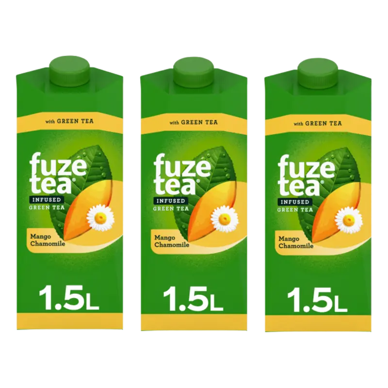 Fuze Tea Green Ice Tea Mango Chamomile 3-pack