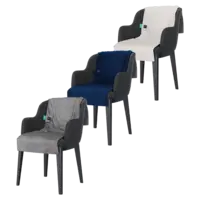 Sinji Heating chair blanket fleece grey