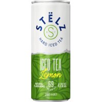 Stëlz Hard iced tea green tea lemon