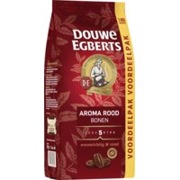 Een afbeelding van Douwe Egberts Aroma rood koffiebonen voordeelpak