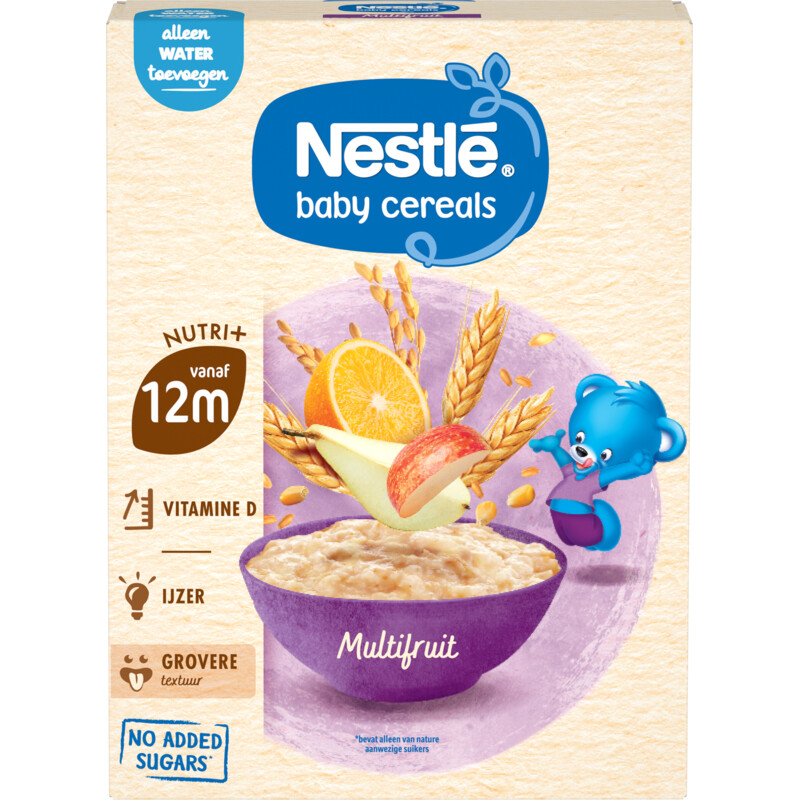 Een afbeelding van Nestlé Baby cereals multifruit 12m+