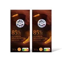 Delicata 85% cacao rooibos sinaasappel 2pack