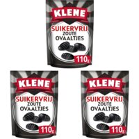 Een afbeelding van Klene Suikervrij Zoute Ovaaltjes 3-pack