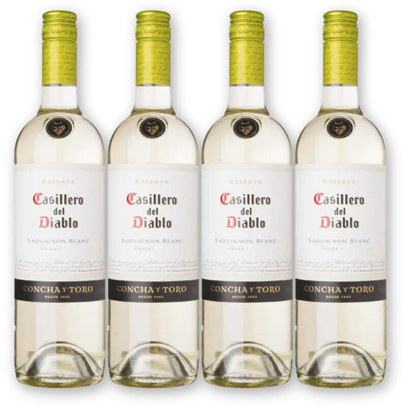 Casillero del Diablo Casillero Sauv. Blanc Res. 4 flessen