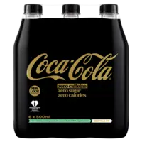 Coca-Cola zero caff free 6x0.5L BEL