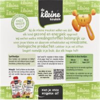 Een afbeelding van De Kleine Keuken Biologische speltkoekjes 8m+