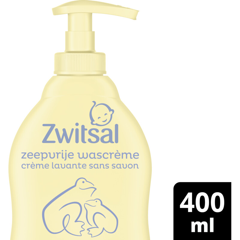 Een afbeelding van Zwitsal Baby zeepvrije wascrème