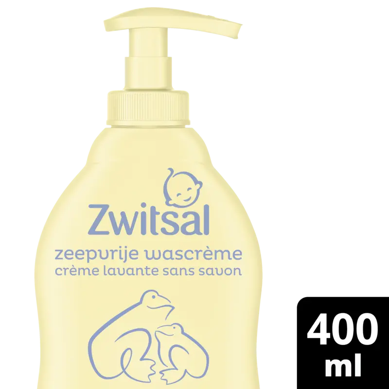 Baby zeepvrije wascrème