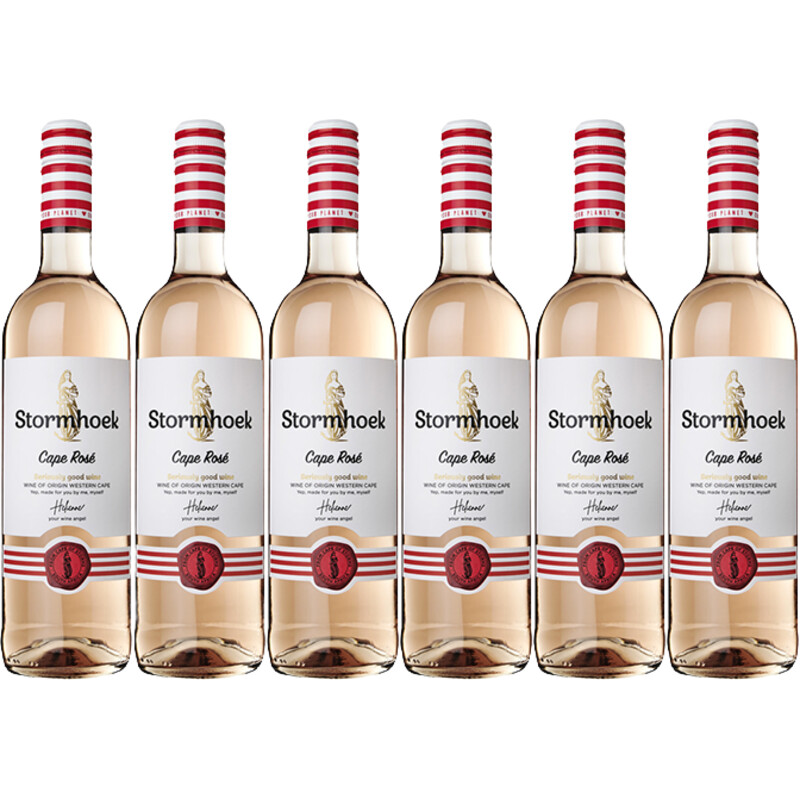 Een afbeelding van Stormhoek Cape rosé 6 flessen