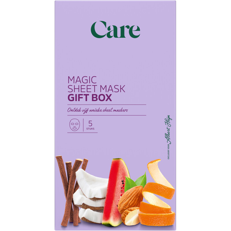 Een afbeelding van Care Magic sheet mask gift box
