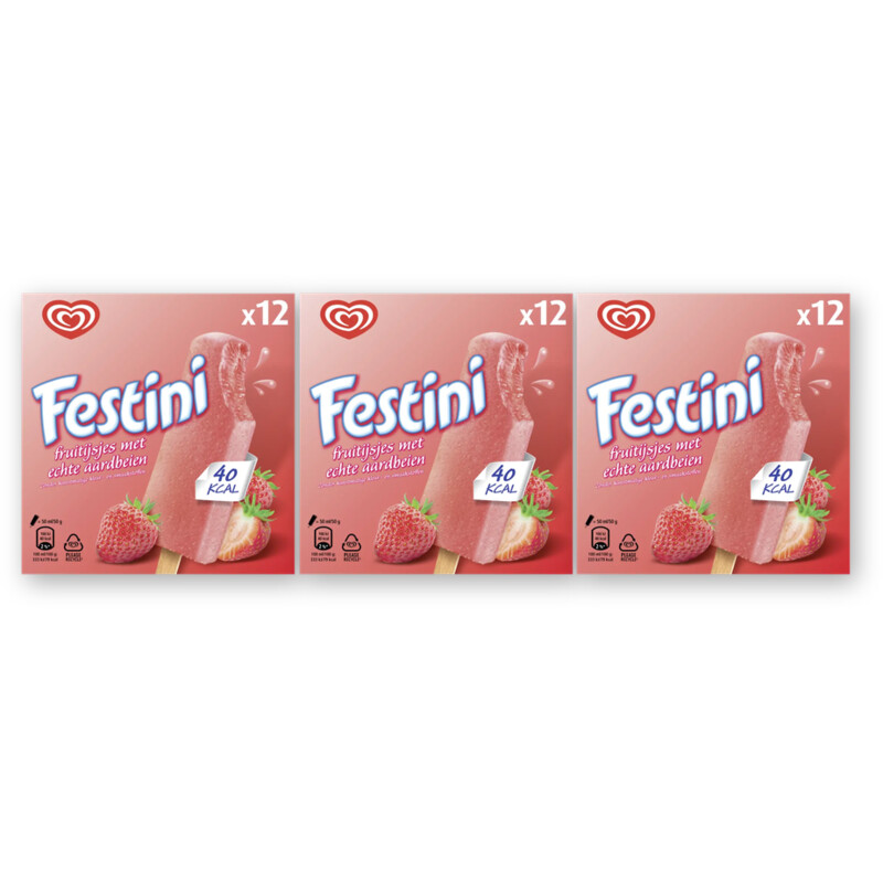 Ola Festini aardbei 3-pack