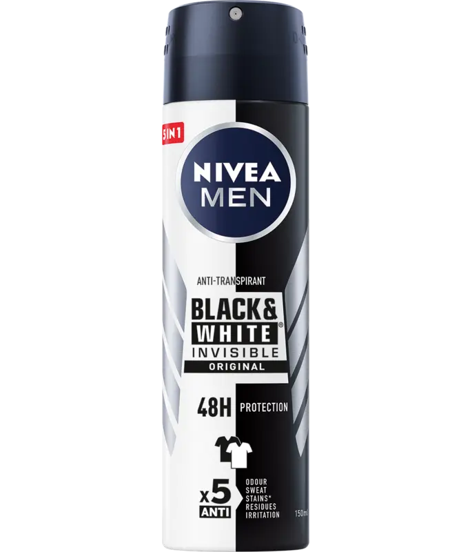 NIVEA Men black & white original deo spray