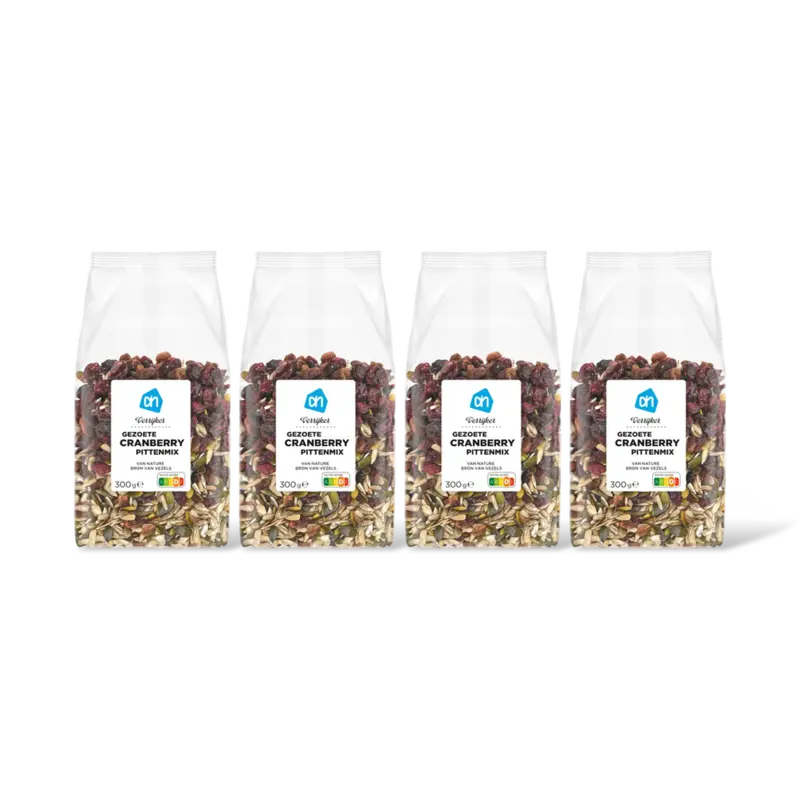 AH Verrijker gezoete cranberry pittenmx 4pk