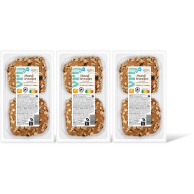 pdp-image-AH Glutenvrij Mueslibroodjes 3-pack