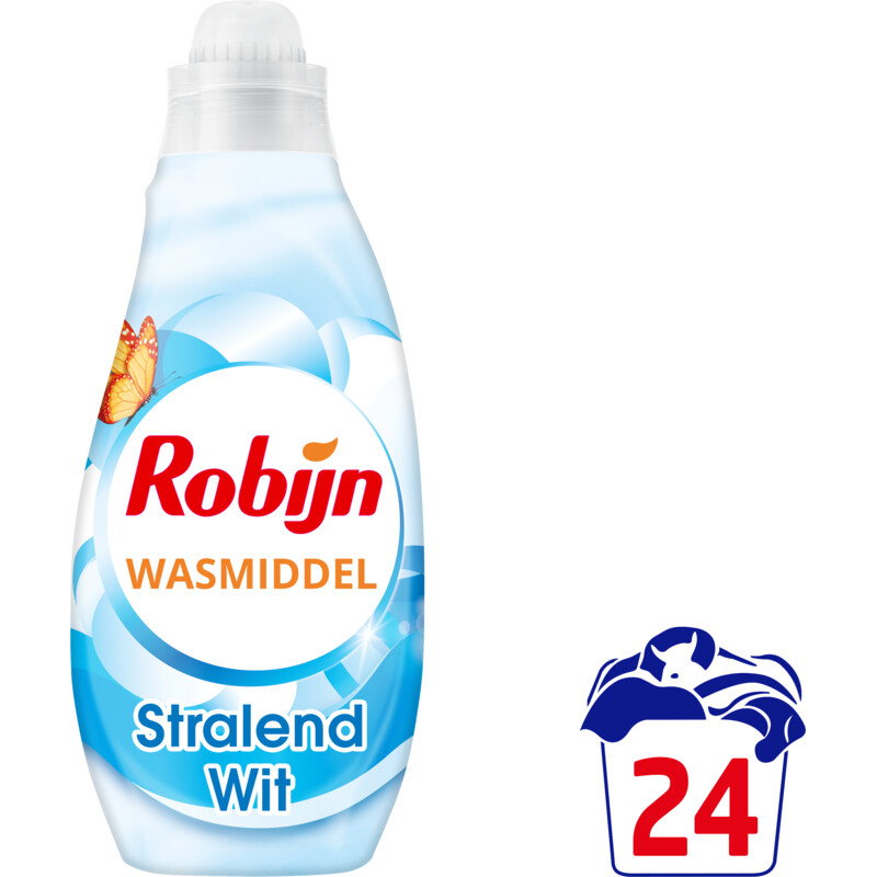 Robijn Klein & krachtig stralend wit wasmiddel