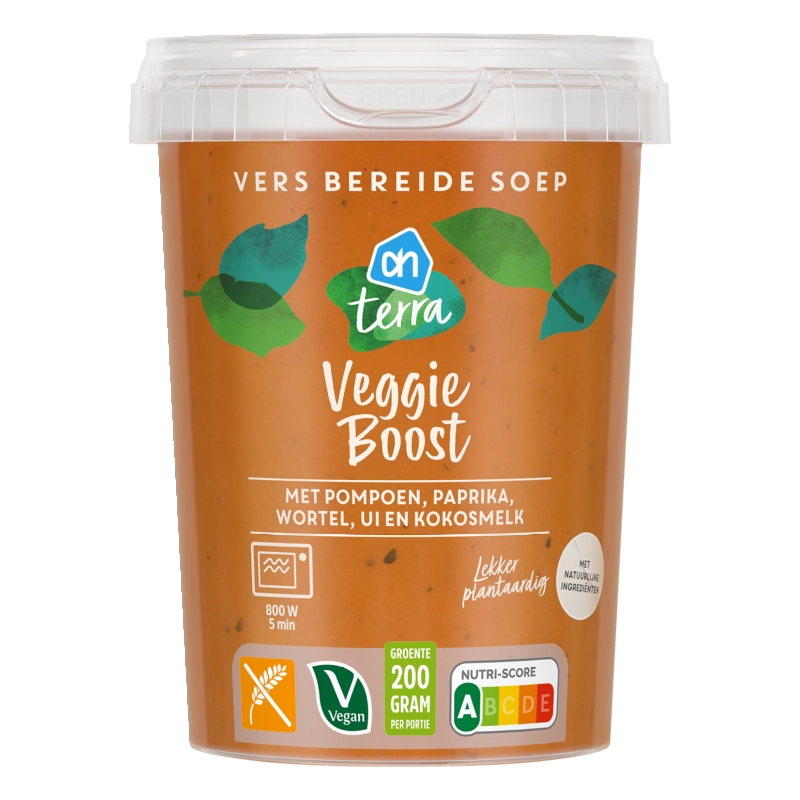 AH Verse soep veggie boost met pompoen