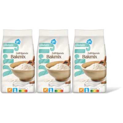 AH Glutenvrij Zelfrijzende bakmix 3-pack