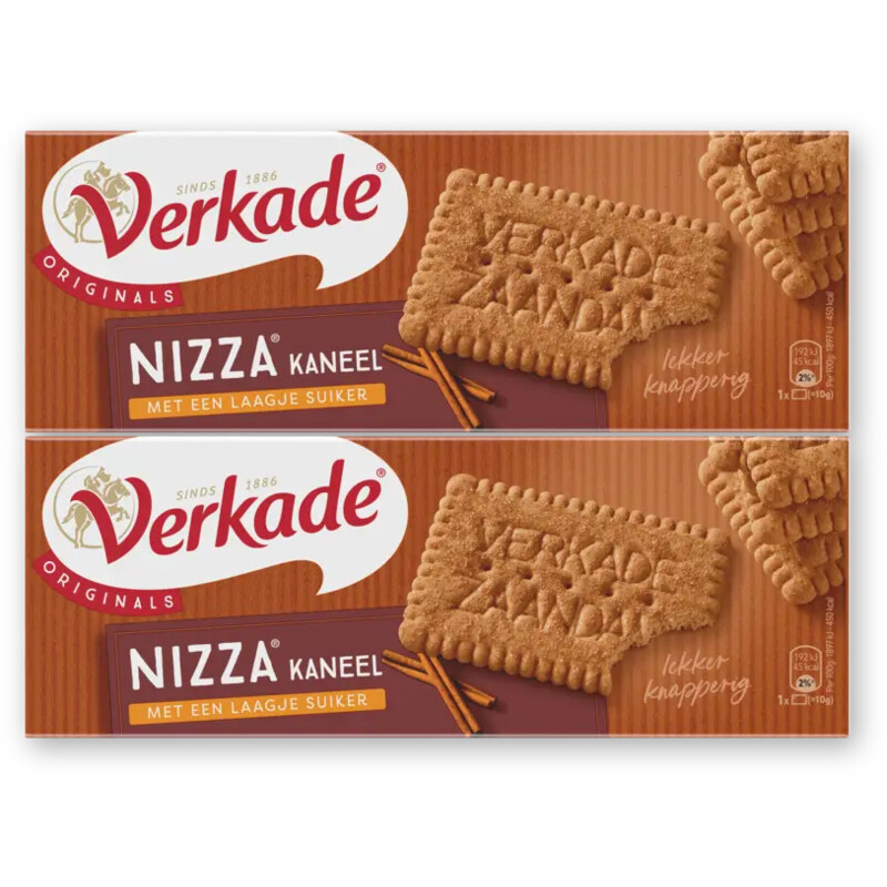 Verkade Nizza kaneel 2-pack