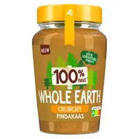 Whole earth Crunchy 100% pindakaas