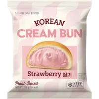 Shinsegae Food Korean cream buns aardbei