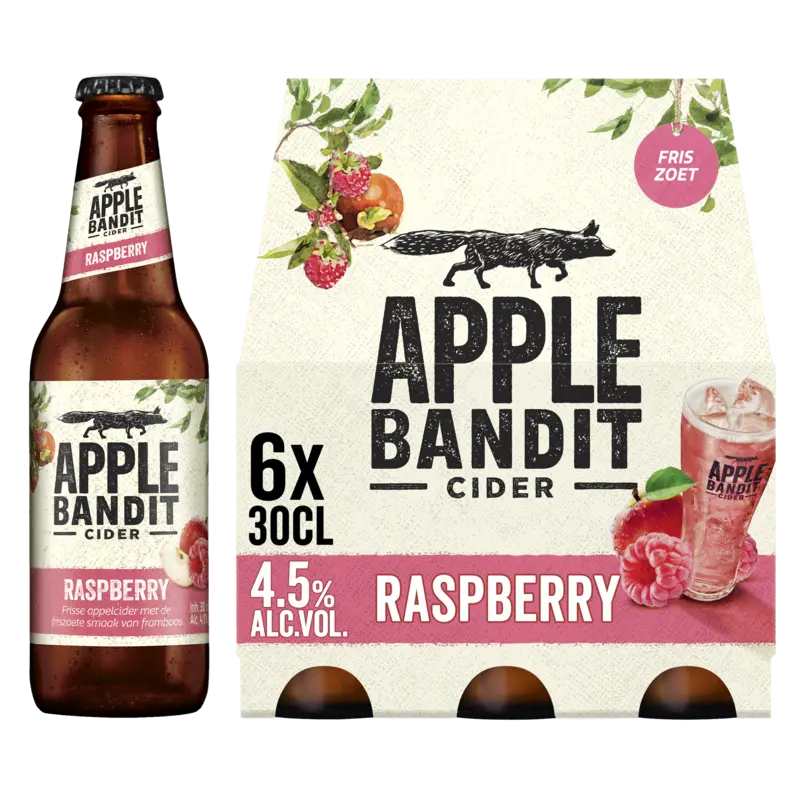 Cider Raspberry Fles 6-pack