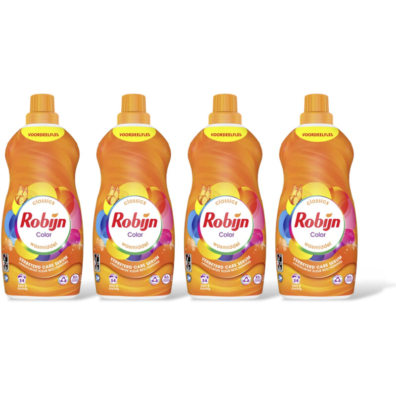 Robijn Color wasmiddel voordeelfles 4-pack
